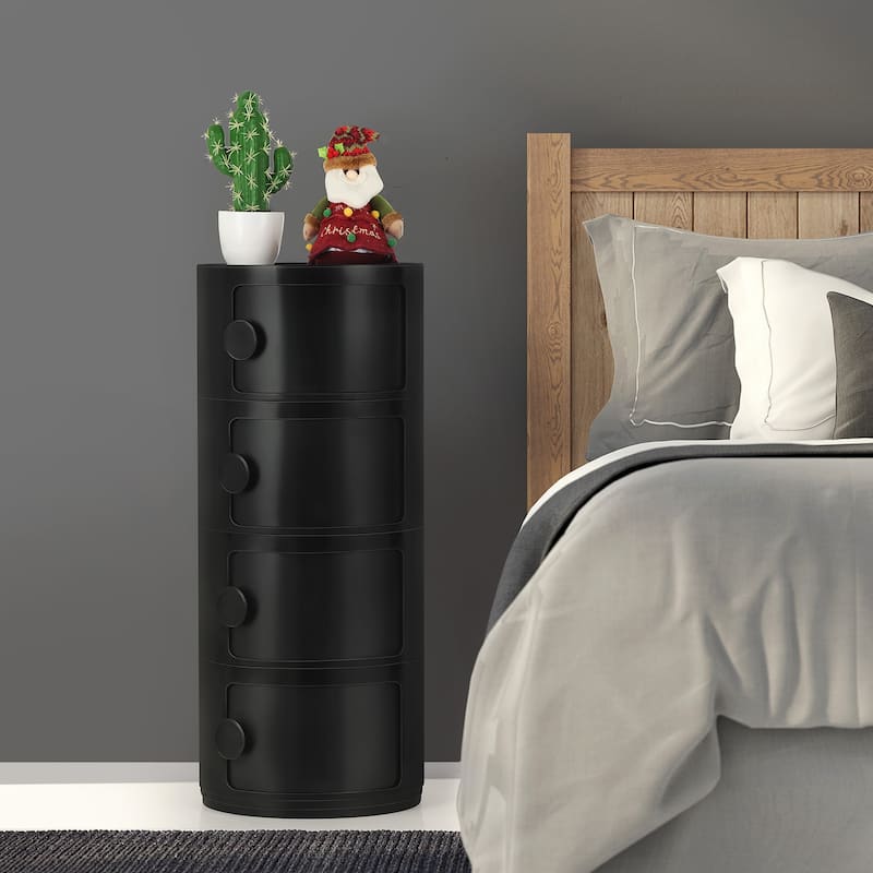 ABS Multifunction Storage Table Stackable Detachable Organizer