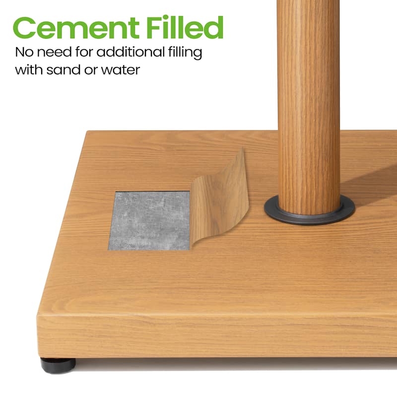 45LBS Outdoor Patio Square Concrete Market Umbrella Base Stand