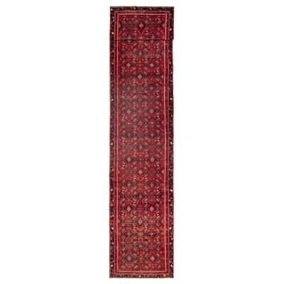 ECARPETGALLERY Hand-knotted Andelz Red Wool Rug - 3'3 x 16'8