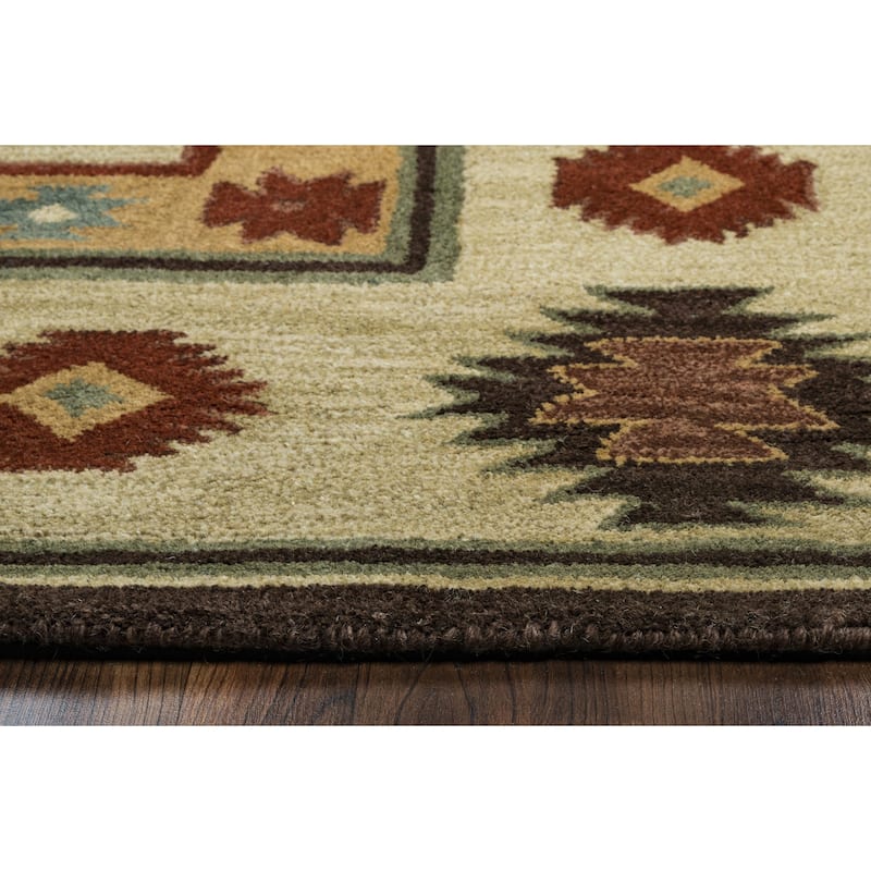 Alora Decor Ryder Hand-tufted Southwestern Wool Rug