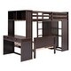 preview thumbnail 34 of 54, Twin Loft Bed with Twin Stand-alone bed, Shelves,Desk,and Wardrobe