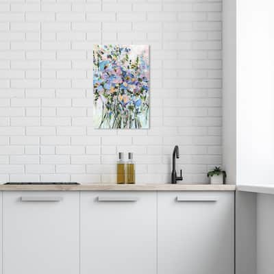 Wynwood Studio Canvas Abstract Colour Coded Blue Modern & Contemporary Wall Art Canvas Print