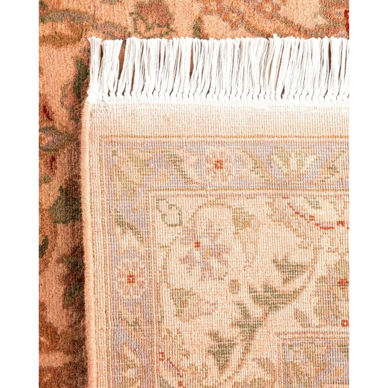 Overton Hand Knotted Wool Vintage Inspired Modern Contemporary Overdyed Beige Area Rug - 3' 1" x 5' 5"