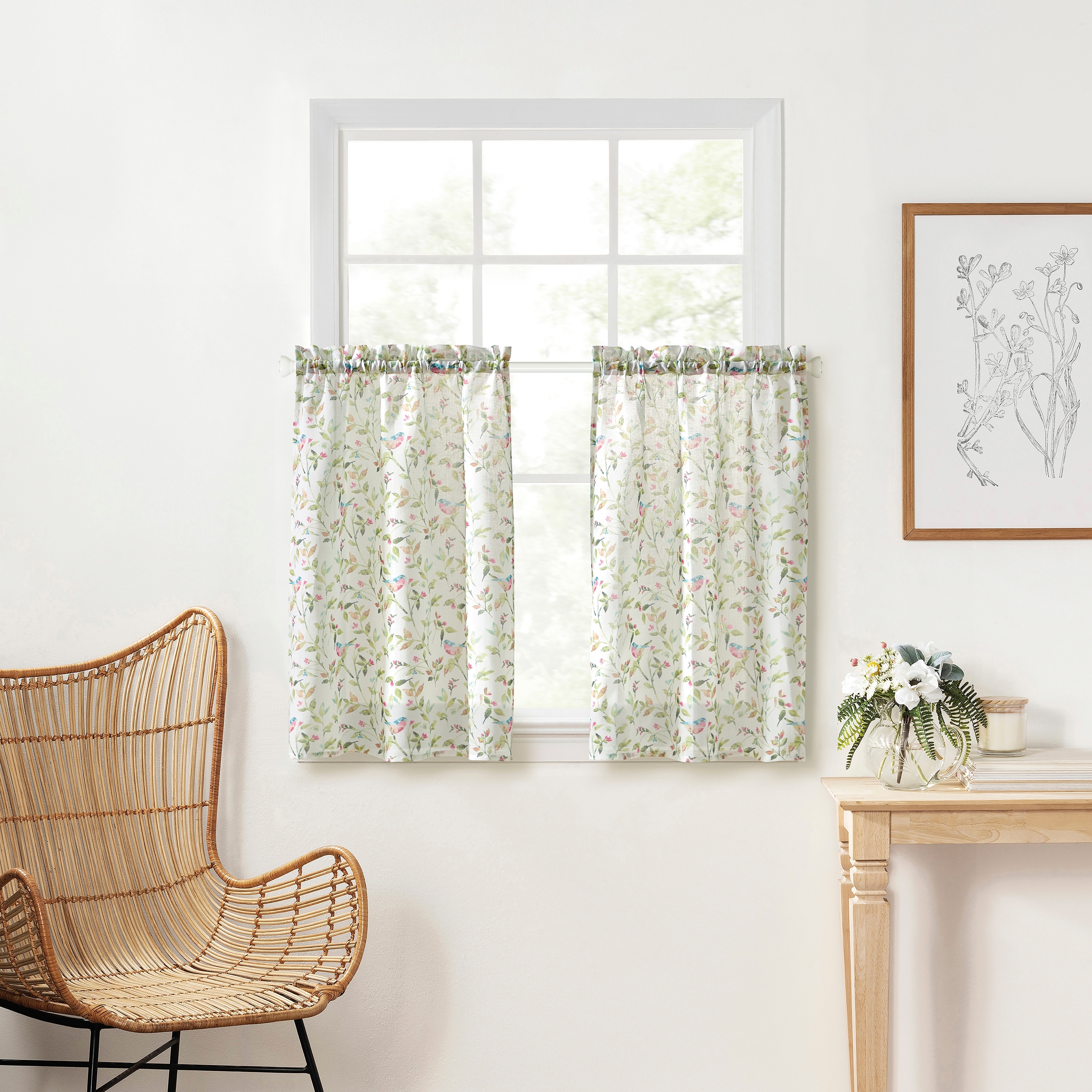 Martha Stewart Kensington Garden Print Tier Pair