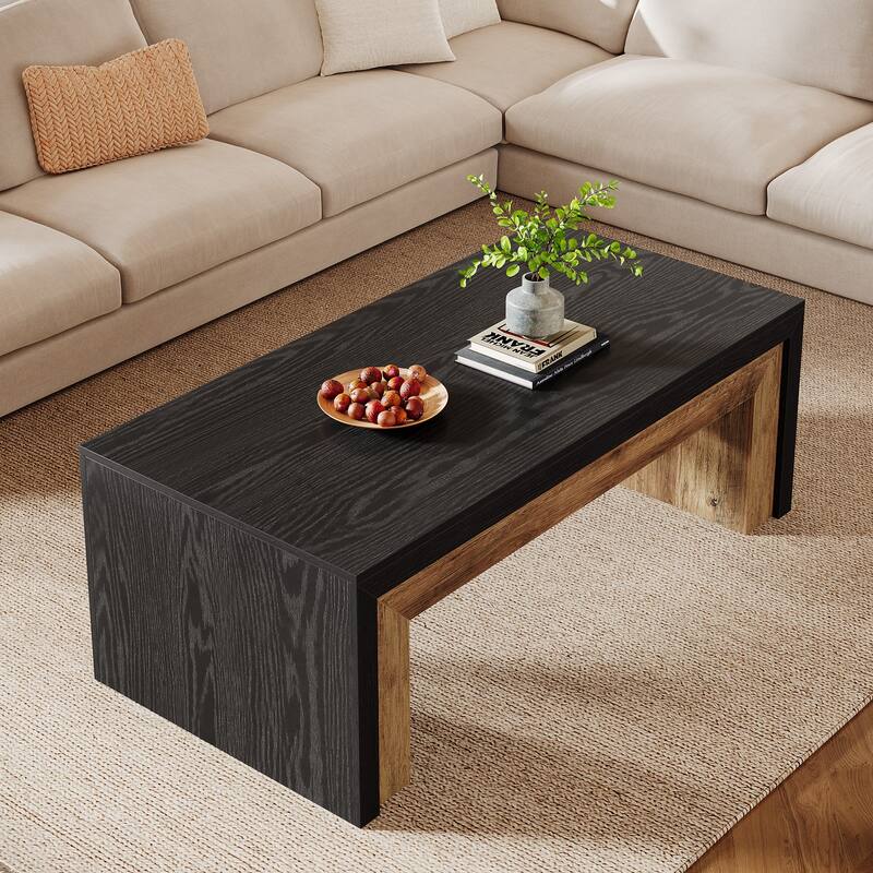 Farmhouse Rectangle Coffee Table for Living Room