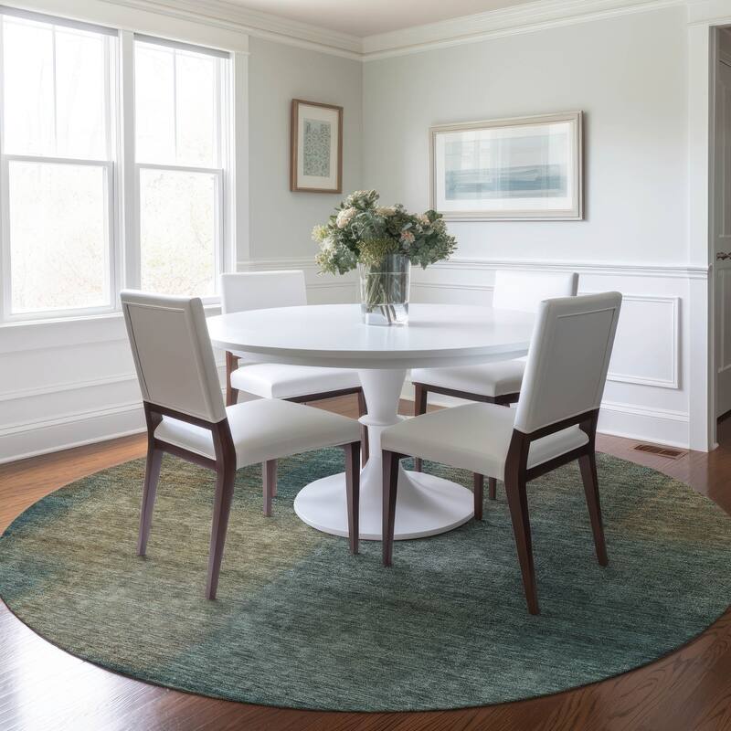 Machine Washable Indoor/ Outdoor Chantille Ombre Rug
