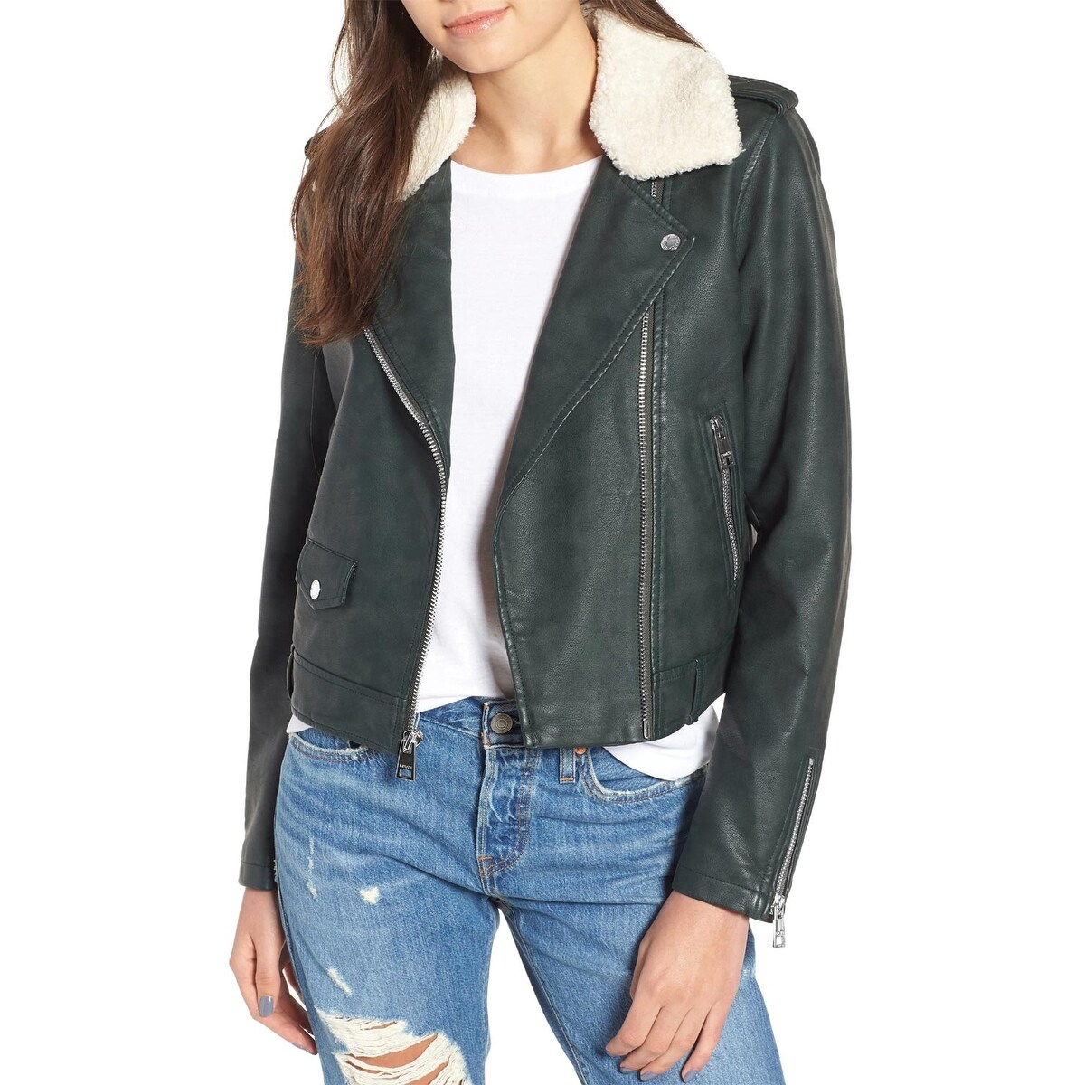 levi's sherpa moto jacket