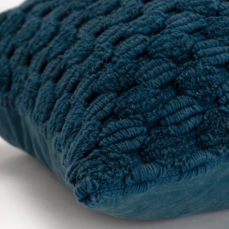 Rizzy Home Woven Textured Solid Throw Pillow