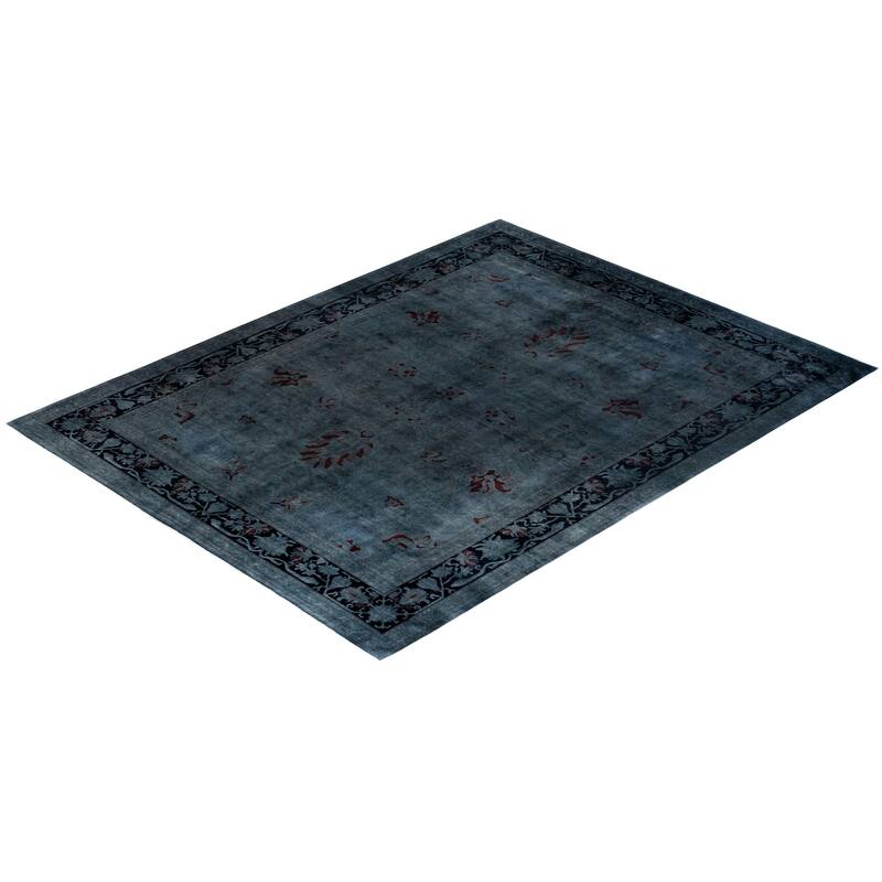 Vibrance One-of-a-Kind Hand-Knotted Area Rug - Gray, 11' 10" x 15' 5" - 11' 10" x 15' 5"