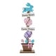 preview thumbnail 32 of 34, Glitzhome Wooden Happy Easter Bunny Eggs Porch Sign Standing Decor Spring Gift