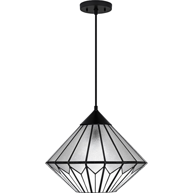 Olivier 1-Light Matte Black Pendant
