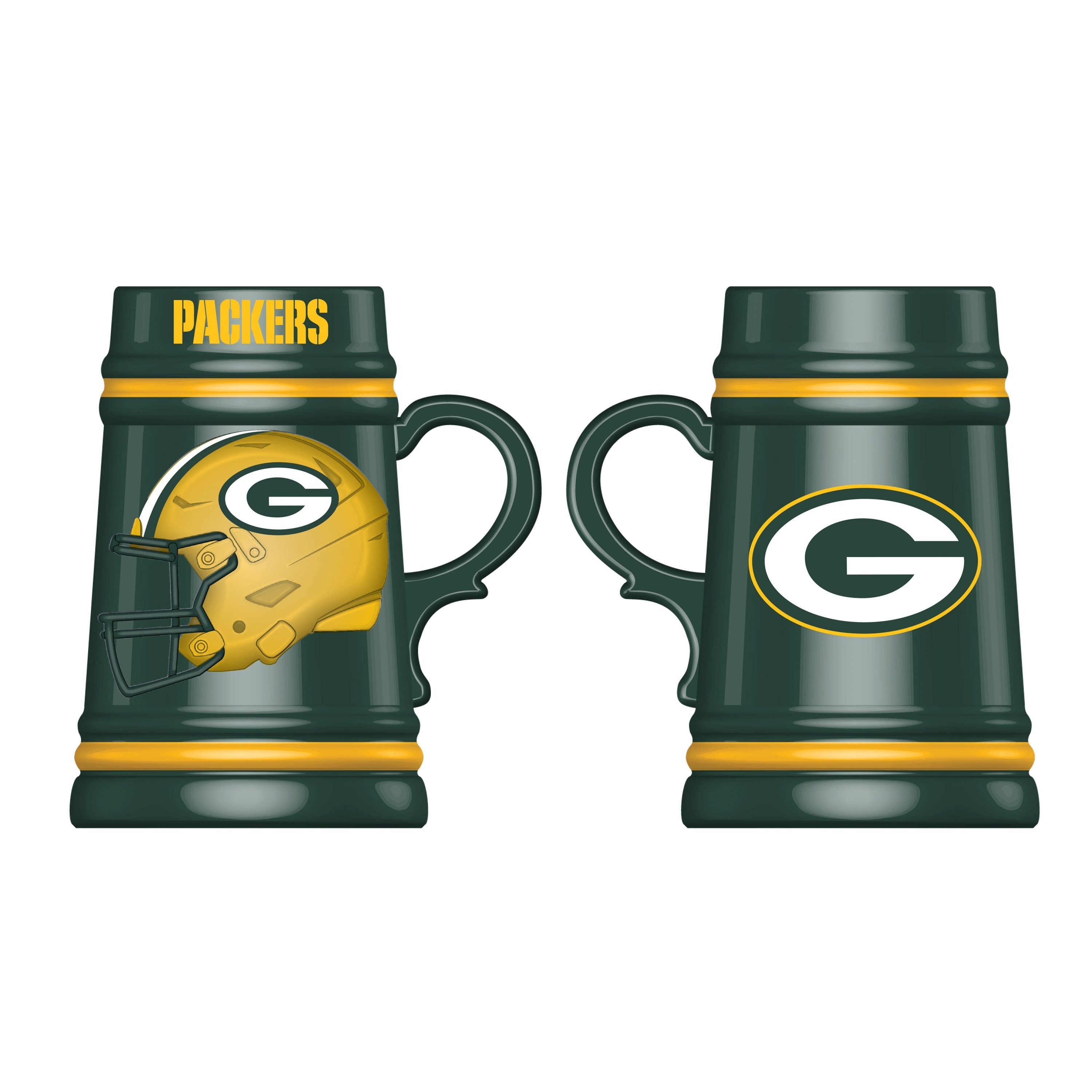 Green Bay Packers 24 oz Ceramic Stein Mug