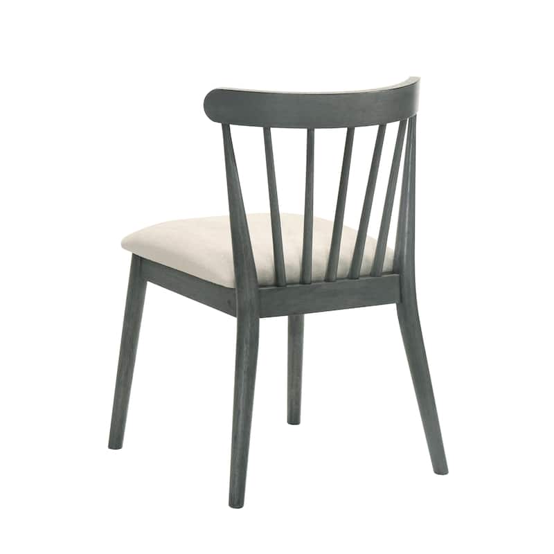 Wood Dining Chair Solid Chair Set of 2