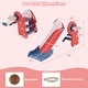 preview thumbnail 5 of 18, Gymax 3 in 1 Toddler Slide w/Basketball Hoop & Basketball Foldable
