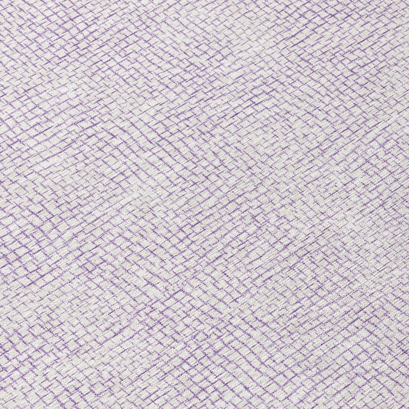 Machine Washable Indoor/ Outdoor Solid Causal Chantille Rug
