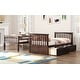 preview thumbnail 5 of 43, Twin over Twin Bunk Bed with 2 Drawers & Convertible Design，400lb Capacity