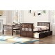 preview thumbnail 32 of 43, Twin over Twin Bunk Bed with 2 Drawers & Convertible Design