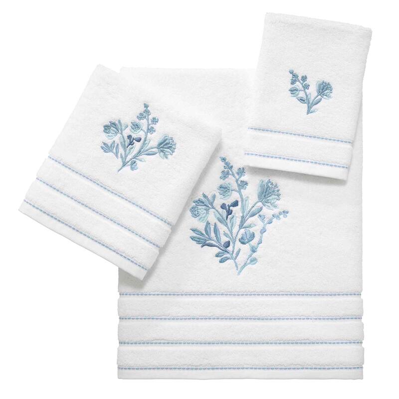 Izod Mystic Floral 3-Piece Towel Set - Towel 3pc Set - B/H/FT