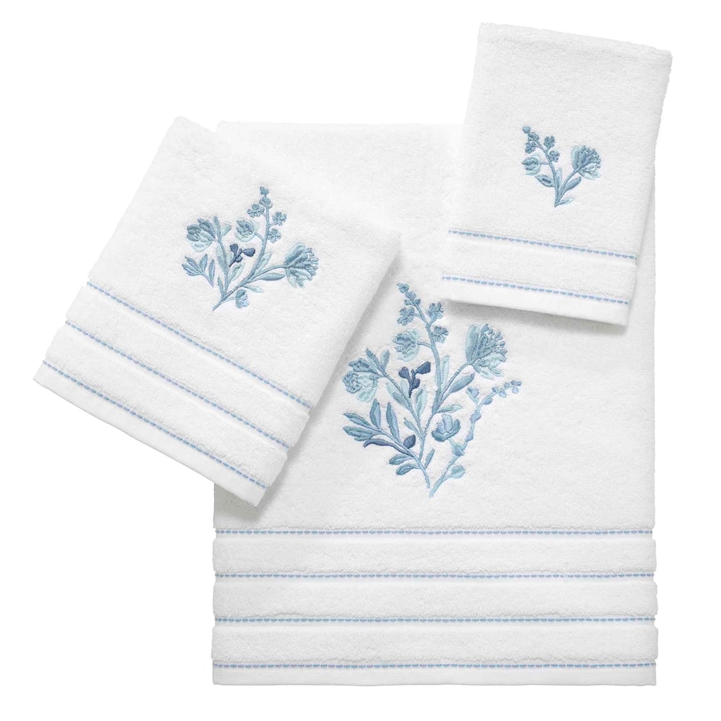 Izod Mystic Floral 3-Piece Towel Set - Towel 3pc Set - B/H/FT