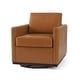 preview thumbnail 95 of 154, Set of 2 Modern Swivel Accent Armchairs Upholstered Arm Chairs