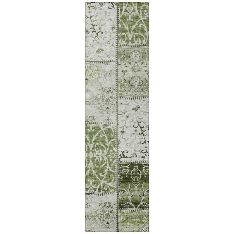 Nara Patchwork Weather Resistant Classic Meets Modern Outdoor Rug
