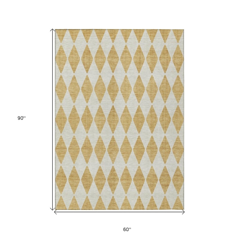HomeRoots Geometric Transitional Rectangle Outdoor Rug