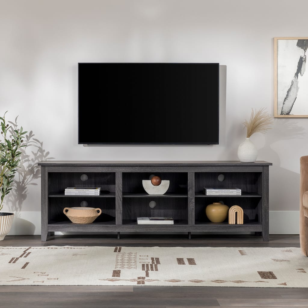 Middlebrook Designs 70-inch Wooden TV Stand with Open Storage