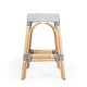 preview thumbnail 54 of 124, Robias 24.5" Rattan Rectangular Counter Stool