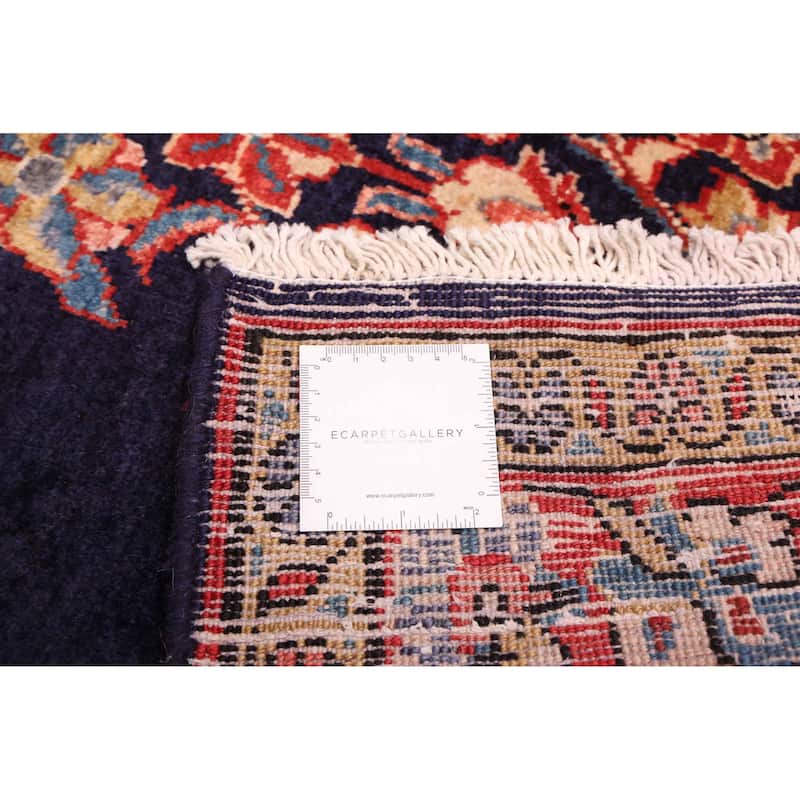 ECARPETGALLERY Hand-knotted Anadol Dark Navy Wool Rug - 3'3 x 10'4