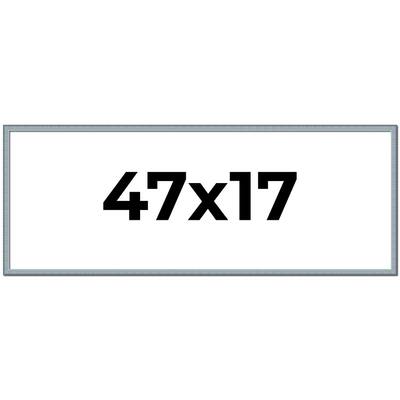 47x17 Frame Rustic Sky Blue Solid Wood Picture Frame | 0.75 Inch