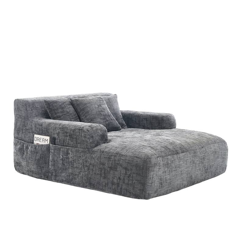 Futon Sofa Bed,3-in-1 Multi-Functional Corduroy Sleeper Couch Pull-Out Bed,Adjustable Backrest and Pillows,Convertible Sofa Bed