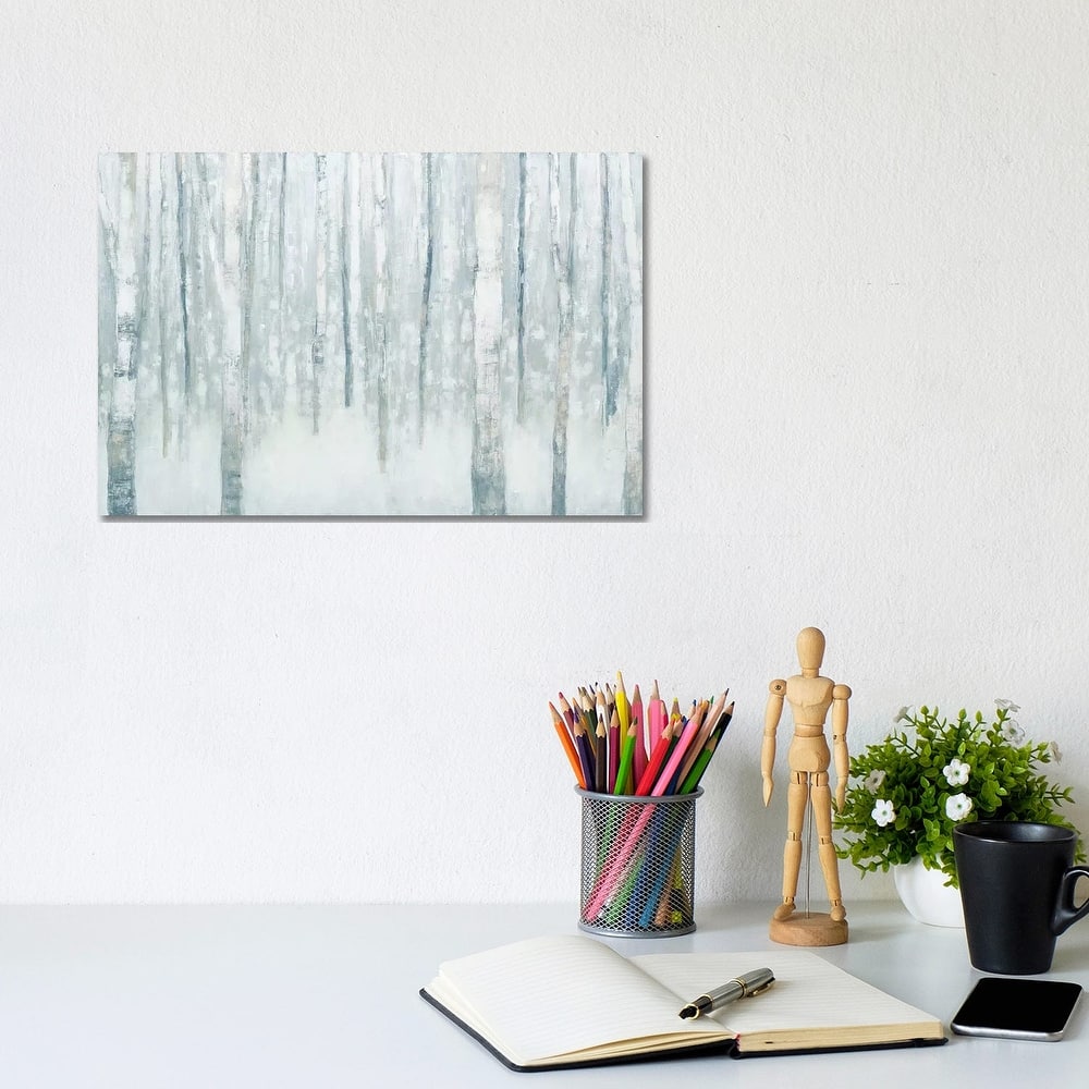 iCanvas "Birches In Winter II" by Julia Purinton Canvas Print