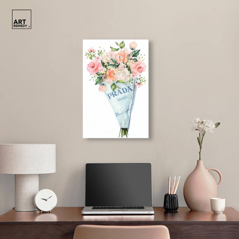 A World of Flowers Canvas by Art Remedy, Gallery Wrapped