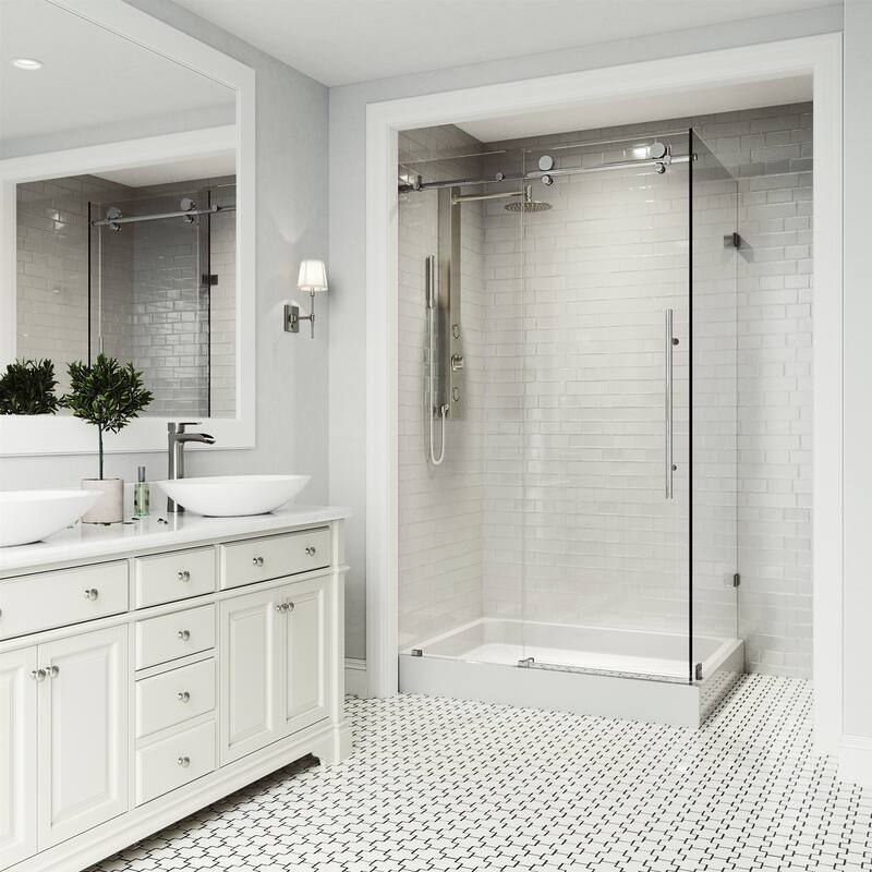 VIGO Elan E-Class Frameless Sliding Shower Enclosure