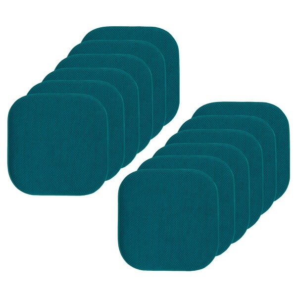 Sweet Home Collection Honeycomb Memory Foam No Slip Back Chair Pad