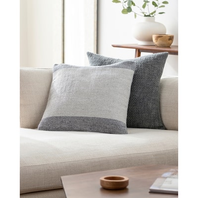 Connie Farmhouse Stripe Accent Pillow