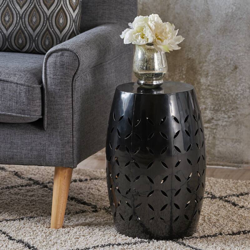 Jorell Lace Cut Accent Table by Christopher Knight Home