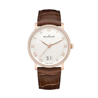 Blancpain Villeret Big Date RG Men's Watch - Red Gold - 40mm