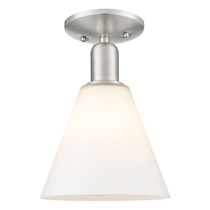Innovations Lighting Endless Possibilities Arcadia - Berkshire Glass - 1 Light 8" Semi-Flush Mount