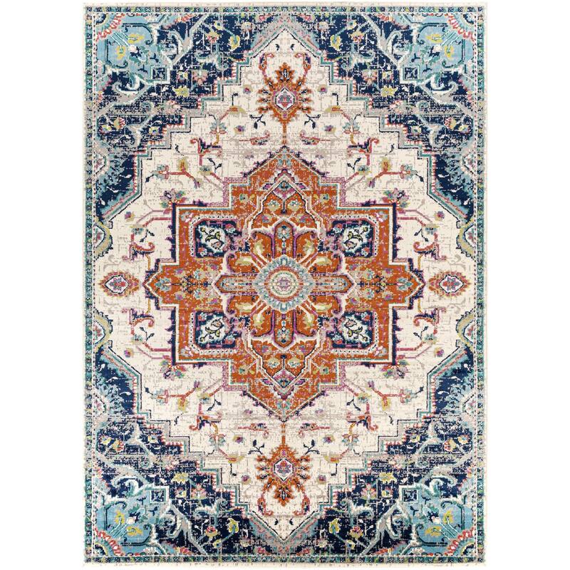 Livabliss Paramount Updated Traditional Medallion Area Rug