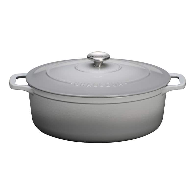 Chasseur French Enameled Cast Iron Oval Dutch Oven, 7.25-quart