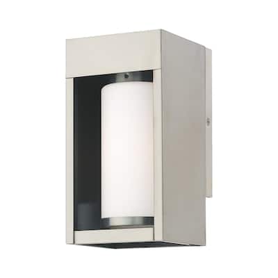 Livex Lighting Bleecker Single Light 9" Tall Outdoor Wall Sconce