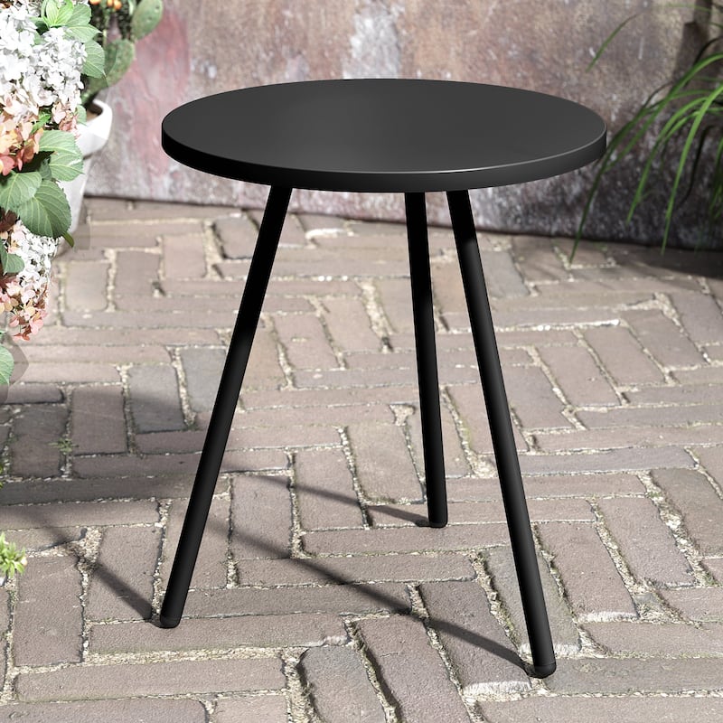 Crestlive Products Outdoor L-Shaped Patio Bar Table Pub Table Dining Table
