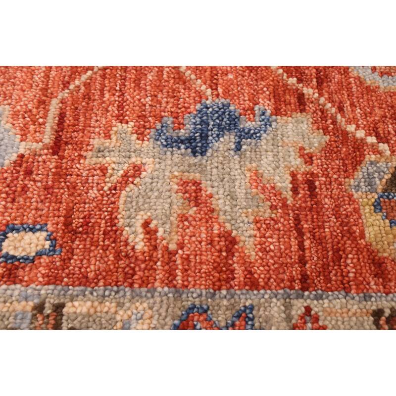 ECARPETGALLERY Hand-knotted Jules Serapi Dark Copper Wool Rug - 8'11 x 11'8