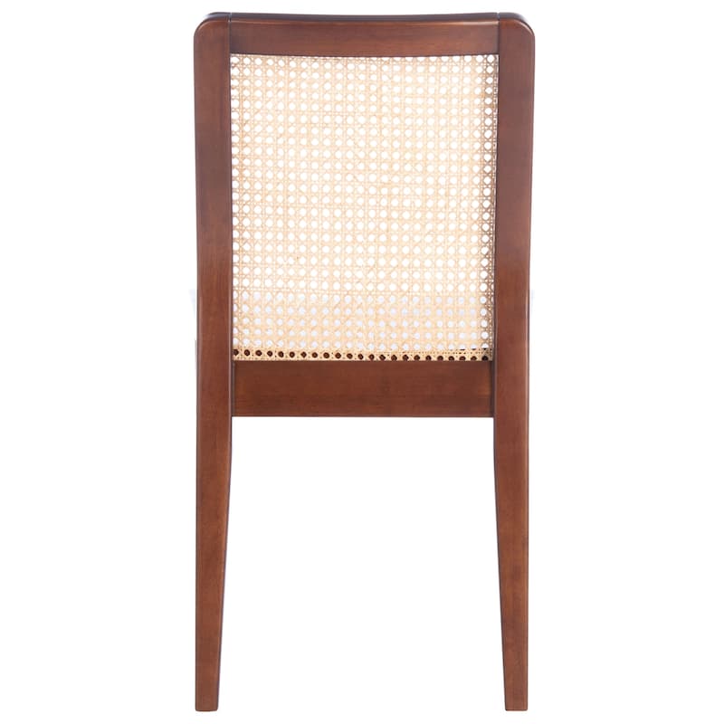 SAFAVIEH Lurline Coastal Rattan Dining Chair (Set of 2) - 18.9" W x 22.3" L x 33.9" H - 19Wx22Dx34H