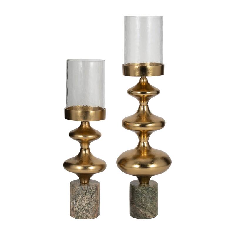 Sagebrook Home Metal, Hurricane Sphere Candleholder