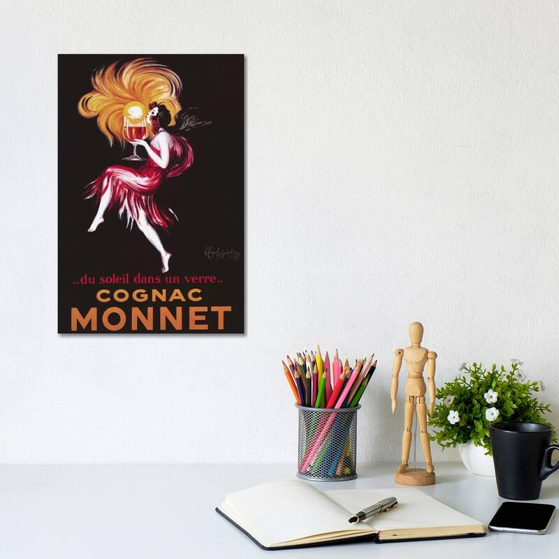 iCanvas "Cognac Monnet (Vintage)" by Leonetto Cappiello Canvas Print - 12x8x0.75