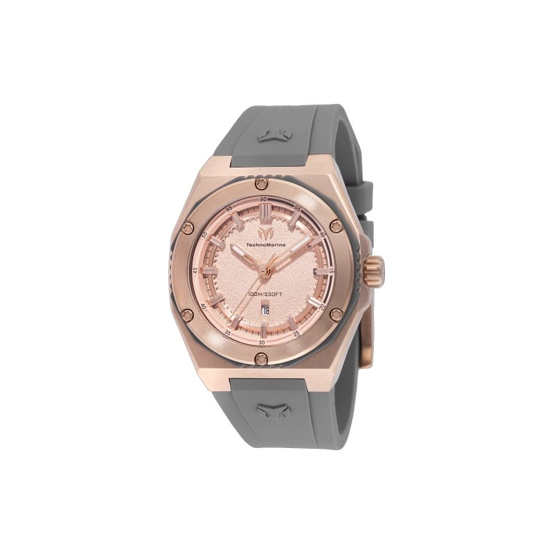 Technomarine Women's TM-416081 CORAL Quartz Rose Gold Dial Watch - Rose Gold