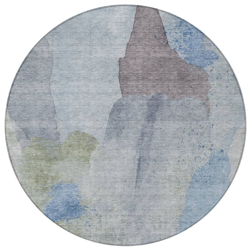 HomeRoots Abstract Transitional Rectangle Outdoor Rug