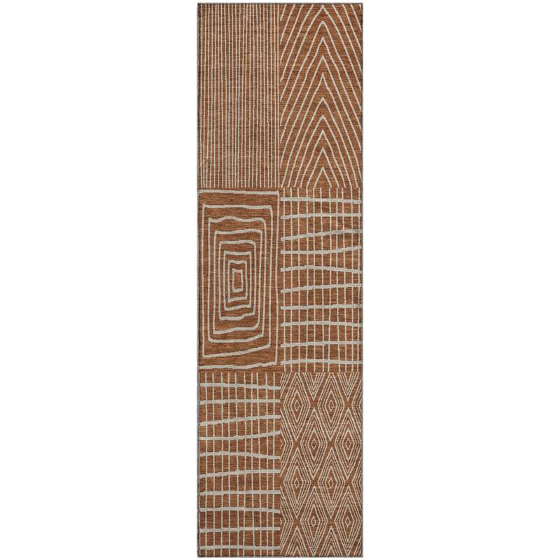 Premium Washable Super Soft Modern Geo Charm Mayfield Rug